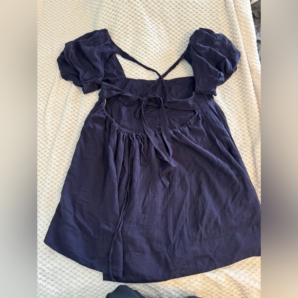 NWOT FREE PEOPLE BABYDOLL DRESS - Picture 2 of 3